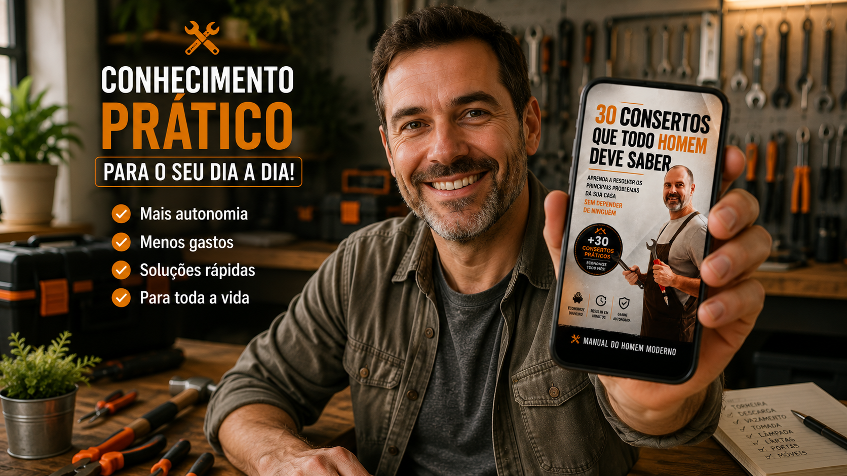 Conhecimento prático para o seu dia a dia — manual 30 consertos